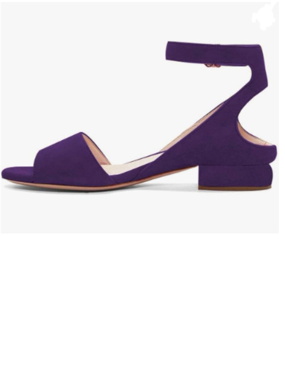 XYD Strappy Low Heel Sandal Pumps for Women Open Toe Ankle Strap Slingback
